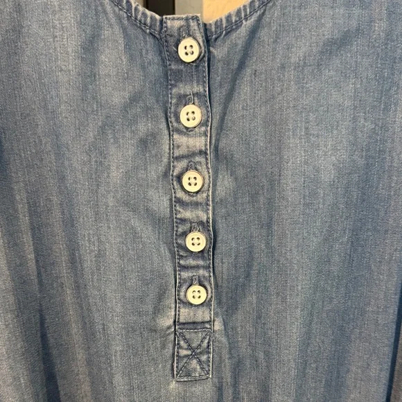 beachlunchlounge Blue Sleeveless Romper - Picture 3 of 5